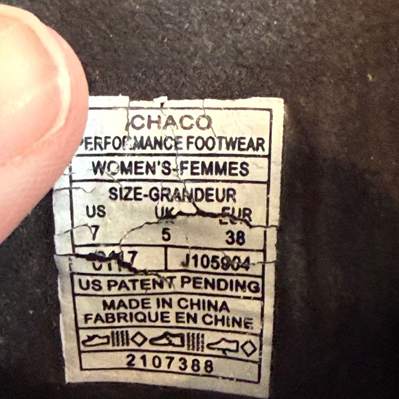 Chaco Size 7 Water Shoes Black Gray Outdoor Hiking River Lightweight Sport - Picture 9 of 9